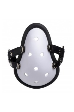Head Harnesses / Master Series White SM solid muzzle