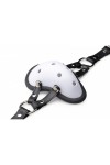 Head Harnesses / Master Series White SM solid muzzle
