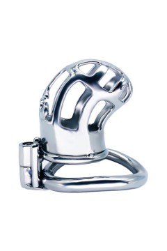 Chastity / CockLock Metal chastity cage Royal Steel 7 x 3cm