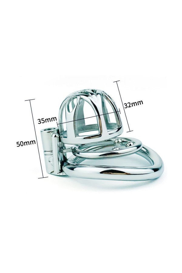 Chastity / CockLock Metal chastity cage Trig Cage 4 x 3.5cm