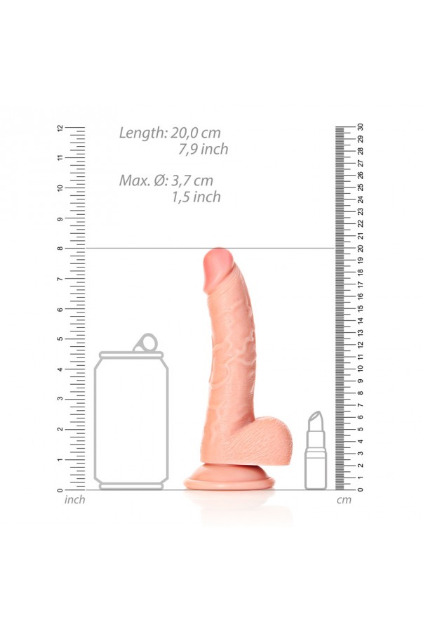 Dildos / RealRock Dildo 7 inch - Curved Ultra Skin