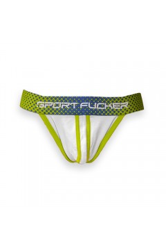 Alsók és jockstrap -ek / Sport Fucker Jersey jockstrap zöld - fehér
