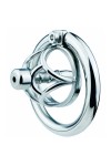 Chastity / CockLock Metal chastity cage with Hexy urethra plug 3 x 3.3cm