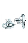 Chastity / CockLock Metal chastity cage with Hexy urethra plug 3 x 3.3cm
