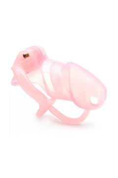Chastity / CockLock Chastity cage Karty 9 x 3.1cm Pink
