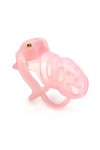 Chastity / CockLock Chastity cage with Barby pins 9 x 3.1cm Pink