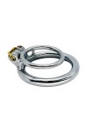 Chastity, Cock Bondage / CockLock Double Metal Penis Ring Duo Rings 37mm