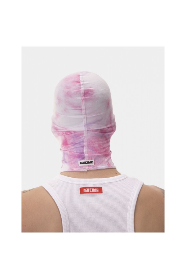 Hoods / Barcode Berlin Kiro White-Pink balaclava