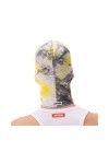 Hoods / Barcode Berlin Kiro White-Black-Yellow balaclava