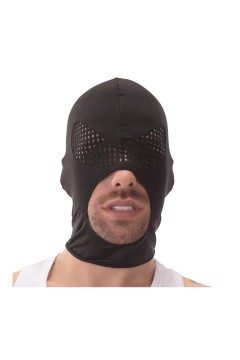 Mister B Neoprene Hood Pinhole Eyes and Mouth Gay Fetish BDSM - Black