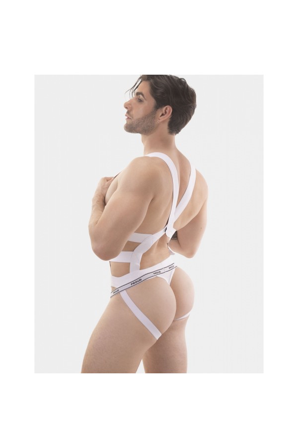 Harnessek / Barcode Berlin Elon rugalmas harness - fehér