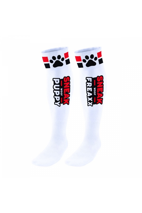 Zoknik / SneakFreaxx Puppy Tube magasszárú zokni - fehér