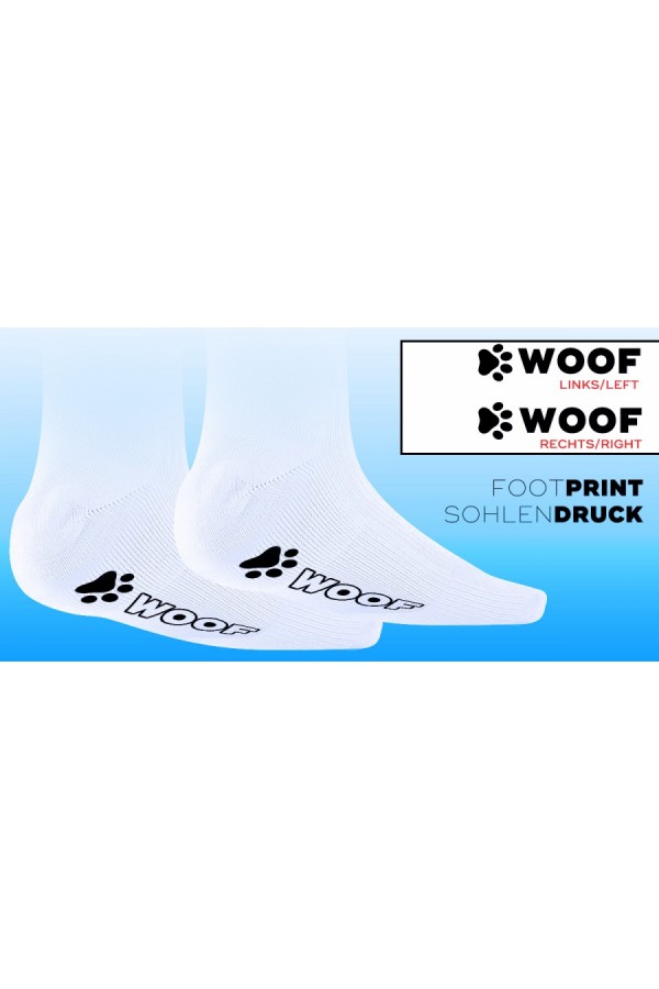 Socks / SneakFreaxx Sneak Woof Puppy Socks White