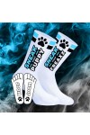 Zoknik / SneakFreaxx Sneak Woof Puppy zokni - fehér