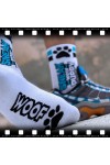 Socks / SneakFreaxx Sneak Woof Puppy Socks White