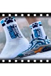 Zoknik / SneakFreaxx Sneak Woof Puppy zokni - fehér