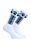 Zoknik / SneakFreaxx Sneak Woof Puppy zokni - fehér