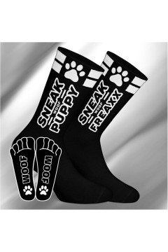 Socks / SneakFreaxx Woof Puppy Socks Black