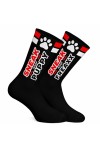 Zoknik / SneakFreaxx Sneak Woof Puppy zokni - fekete