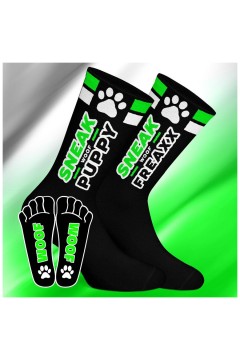 Socks / SneakFreaxx Woof Puppy Socks Black