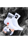 Socks / SneakFreaxx Short socks WOOF PUPPY White