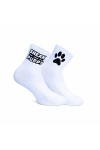 Socks / SneakFreaxx Short socks WOOF PUPPY White