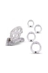 Chastity / CockLock Beam Chastity Cage 6 x 3cm Clear
