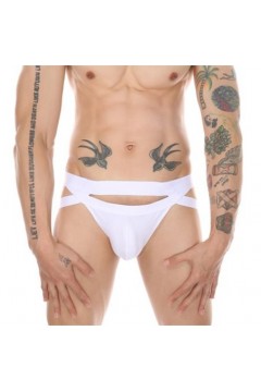 Jocks and Underwear / NoGenderWear Jockstrap Mario White