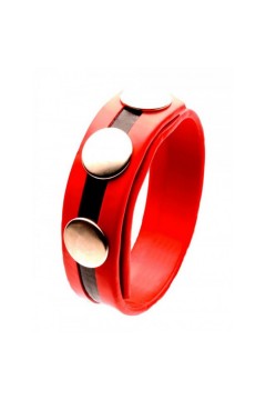 Cock - Glans Rings / Generic Colour Rubber Cockring 3 snaps