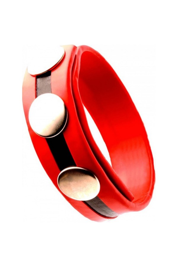Cock - Glans Rings / Generic Colour Rubber Cockring 3 snaps