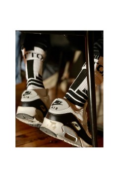Socks / Addiction Bottom Addiction White socks