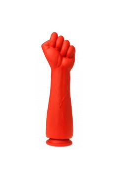 Fist dildók / MK Toys Kéz ökölben tapadókoronggal - piros