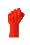 Fist dildók / MK Toys Kéz ökölben tapadókoronggal - piros
