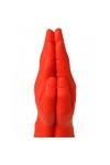 Fist dildók / MK Toys Dupla kéz tapadókoronggal - piros
