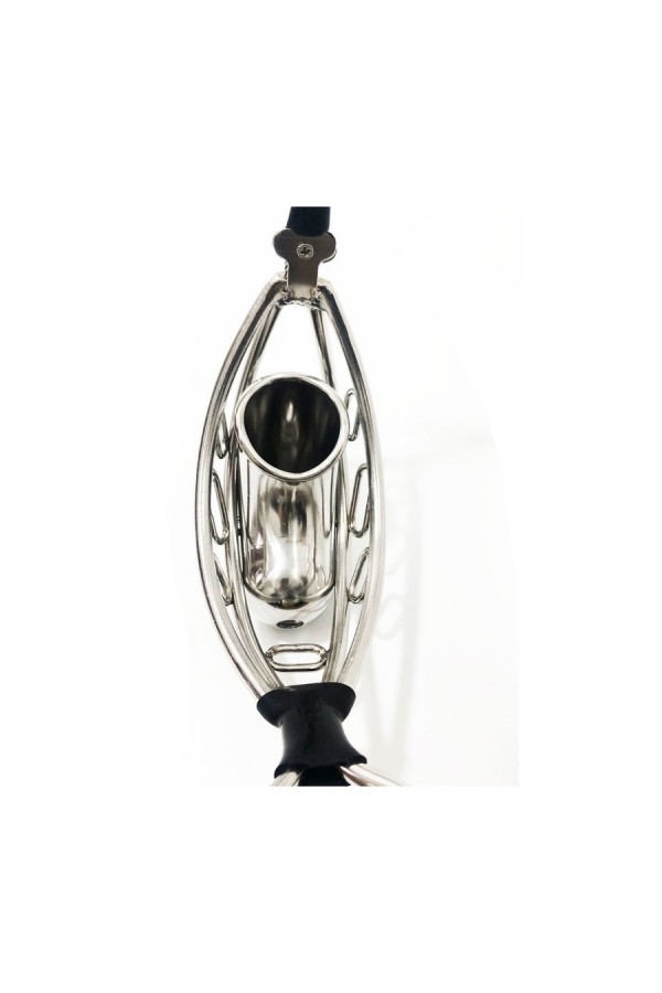 Chastity / CockLock Halfy Chastity cage Metal 10 x 3.2cm
