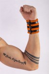 Wallets and Bags / Mister B Neoprene Wrist Wallet Black Orange