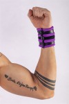Wallets and Bags / Mister B Neoprene Wrist Wallet Black Purple
