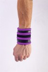 Pénztárcák és táskák / Mister B Neoprene csuklópénztárca fekete lila