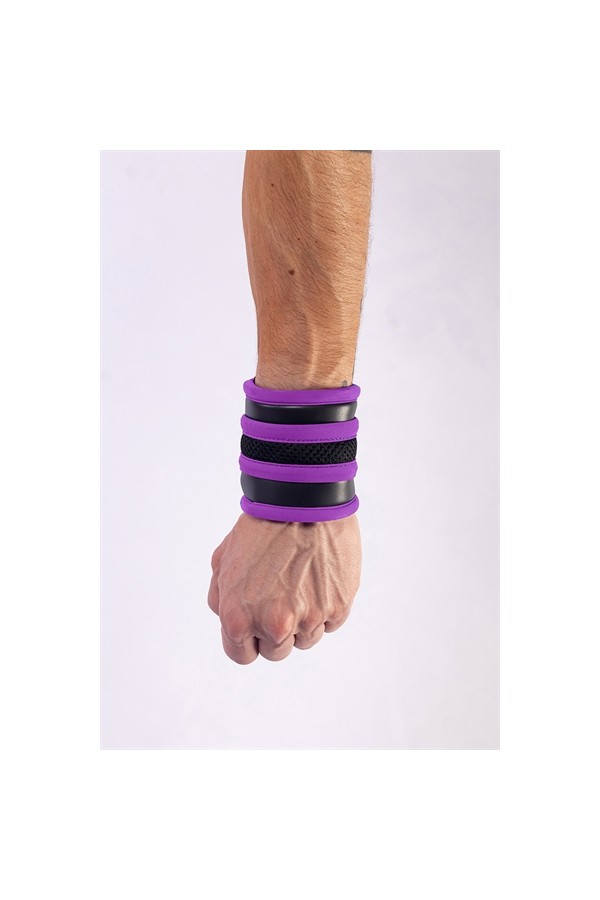 Pénztárcák és táskák / Mister B Neoprene csuklópénztárca fekete lila