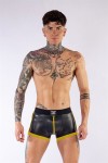 Shorts / Mister B Neoprene Pouch Shorts Black Yellow