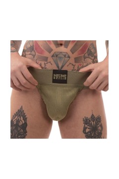 Jocks and Underwear / Barcode Berlin Sergey Pop Khaki Jockstrap