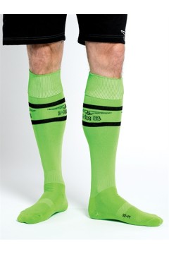 Socks / Mister B URBAN Football Socks with Pocket Neon Green
