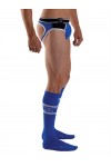 Socks / Mister B URBAN Football Socks with Pocket Black Blue