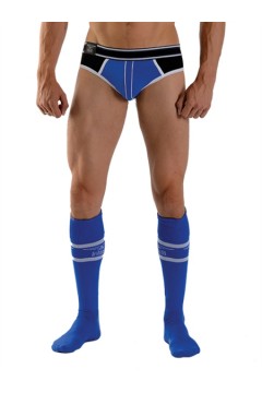 Socks / Mister B URBAN Football Socks with Pocket Black Blue