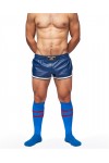 Socks / Mister B URBAN Football Socks with Pocket Blue Red