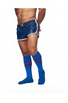 Socks / Mister B URBAN Football Socks with Pocket Blue Red