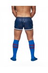 Socks / Mister B URBAN Football Socks with Pocket Blue Red