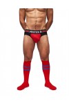 Socks / Mister B URBAN Football Socks with Pocket Red Blue