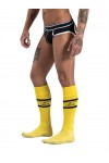 Socks / Mister B URBAN Football Socks with Pocket Yellow Black