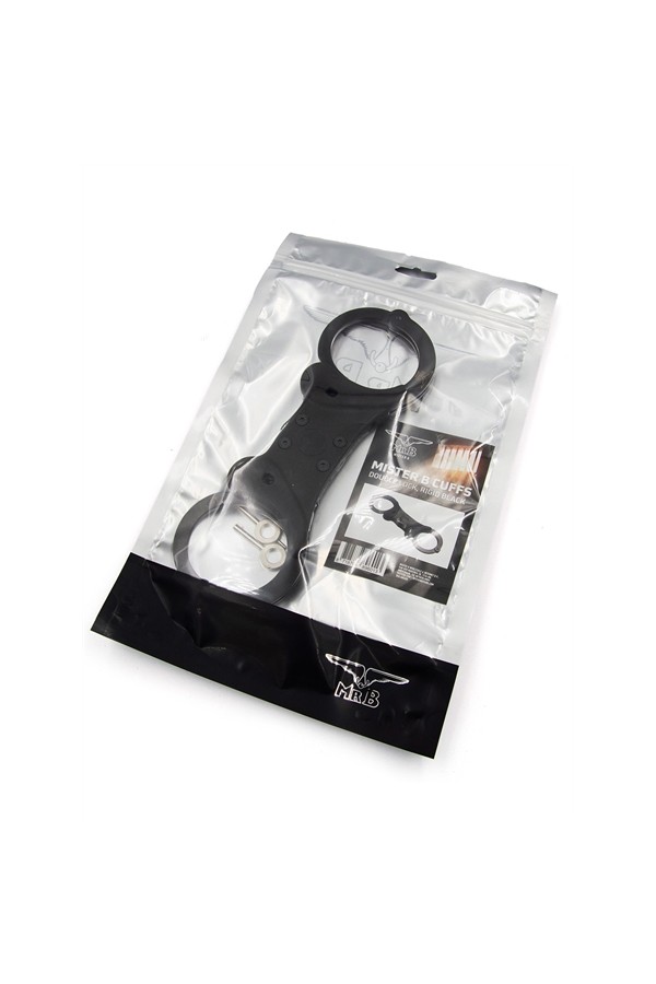 Wrist Restraints / Mister B Cuff Double Lock Rigid Black